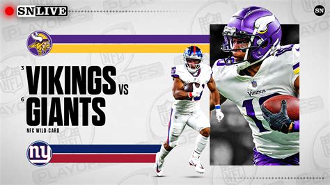 vikings vs giants playoffs|vikings vs giants live score.